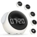 Despertador Animado con luz nocturna, alarma dual y diseño adorable para niños