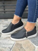 Mocasín para Mujer con Cierre en diseño elegante y funcional