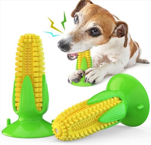 Cepillo De Dientes Para Mascotas Mazorca - Limpieza y Juguete para Perros