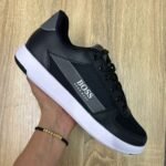 Deportivo Clásico para Caballero Hugo Boss en cuero vegano con detalles en malla importada