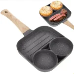 sarten para freir de 3 puestos antiadherente