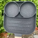 sarten para freir de 3 puestos antiadherente