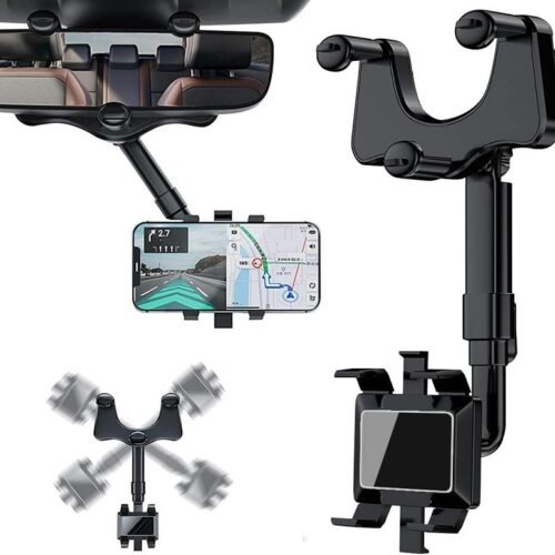 Soporte holder celular para carro 360 giratorio y ajustable